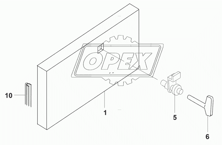 Боковая пластина/Side flap