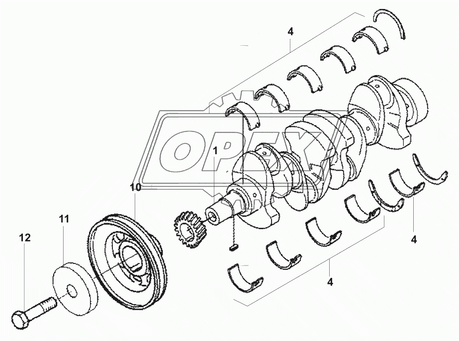 Коленчатый вал/Crankshaft