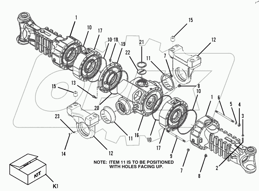  Front Axle Housing Assembly