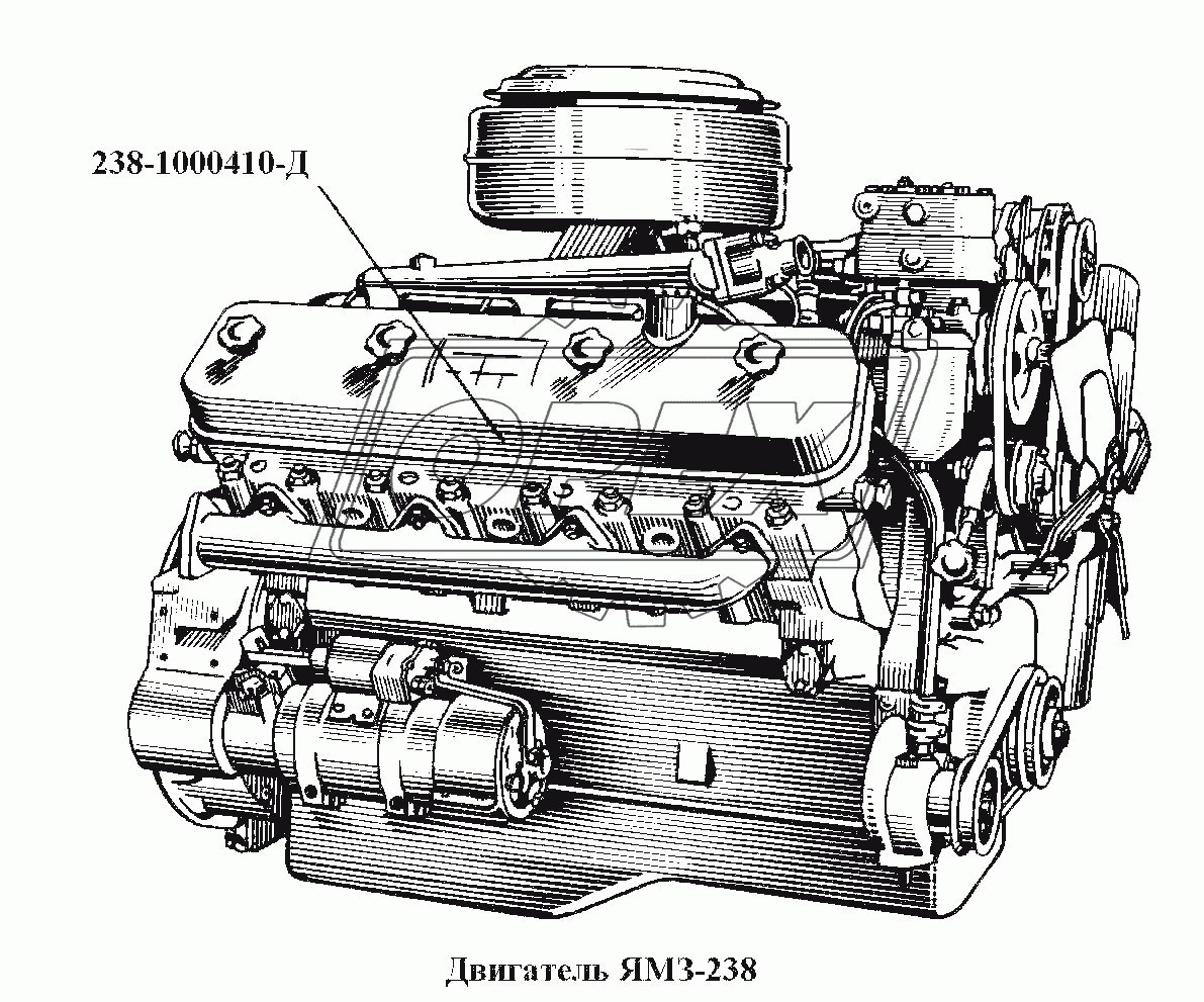 Двигатель ЯМЗ-238