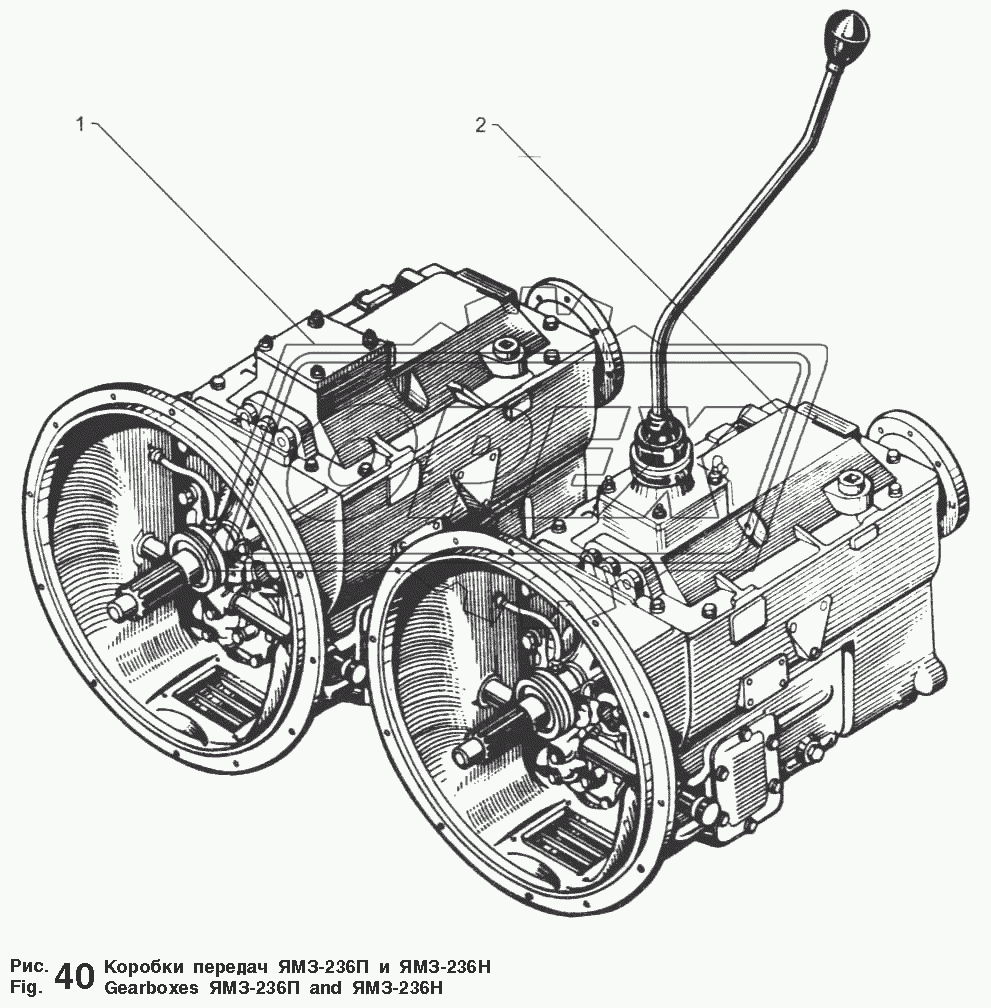 Коробка передач ЯМЗ-236П и ЯМЗ-236Н