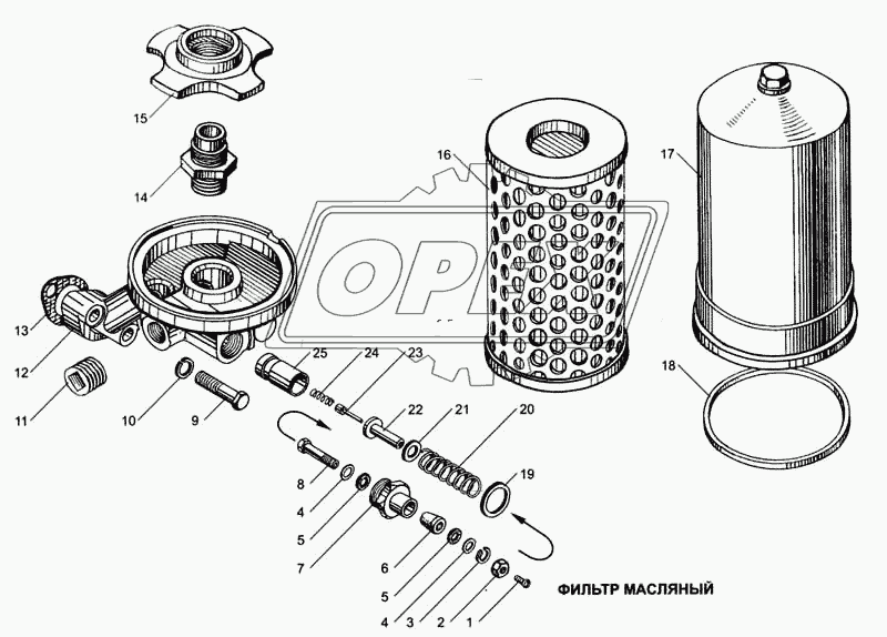 Фильтр масляный