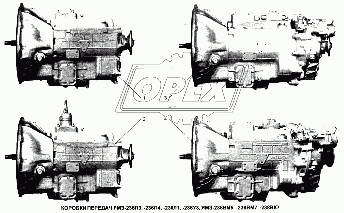 Коробка передач двигателей ЯМЗ-6562.10, 6563.10
