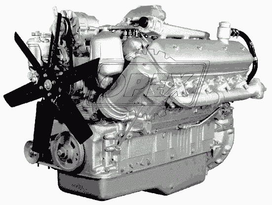 Двигатель ЯМЗ-238НД3 в сборе