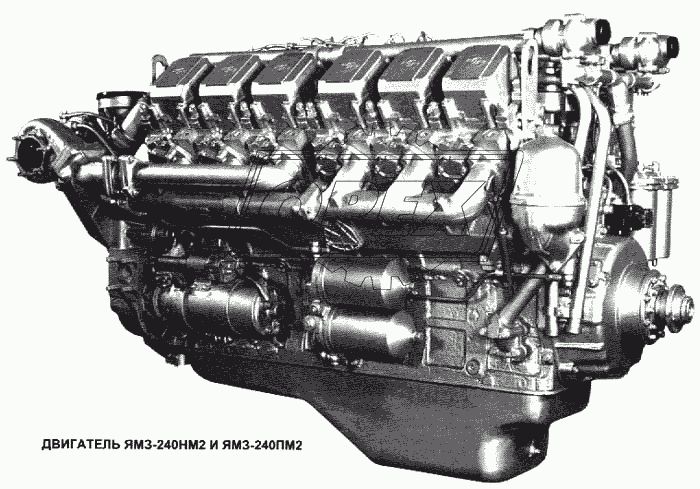 Двигатель ЯМЗ-240НМ2 и ЯМЗ-240ПМ2