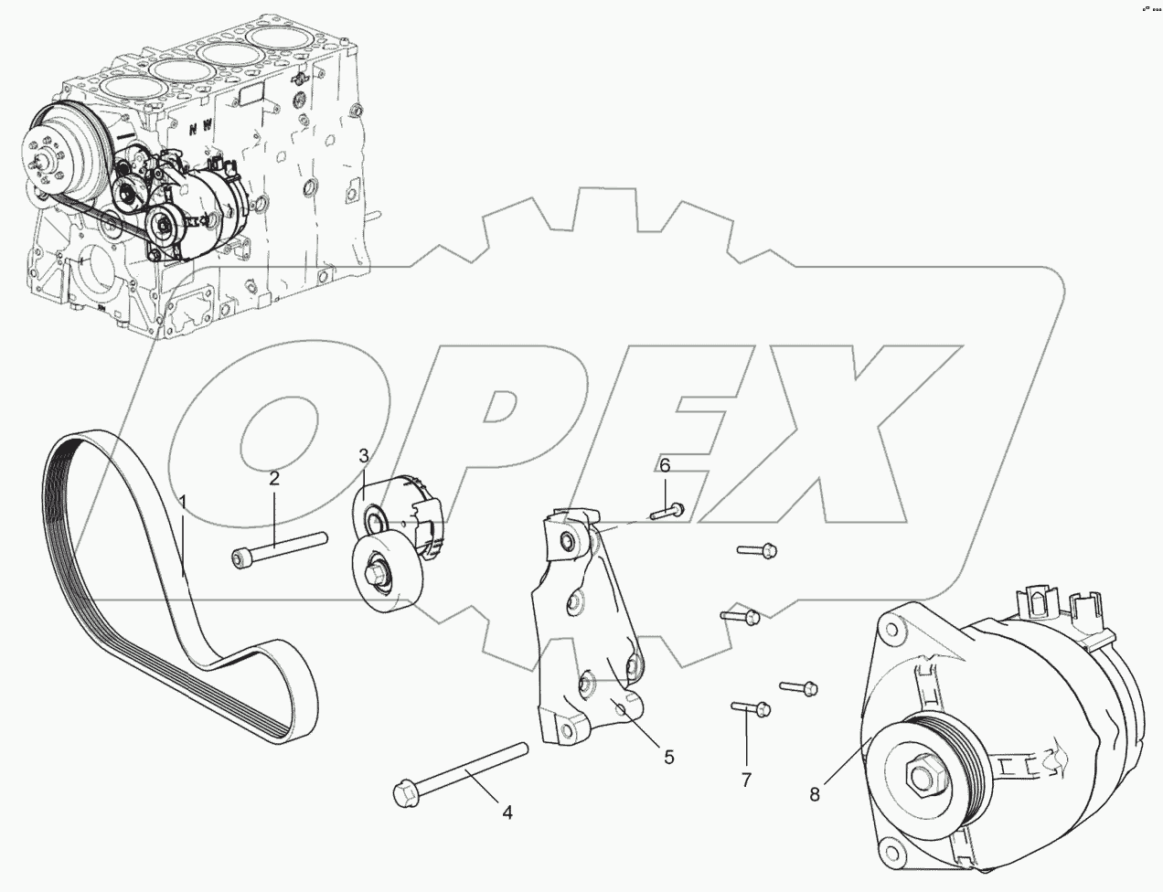 Привод генератора