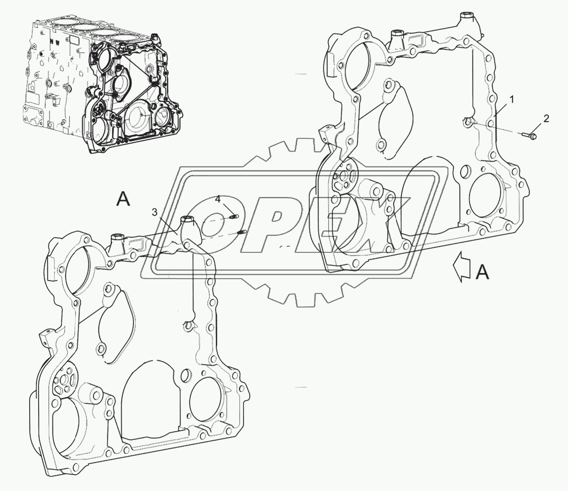 Корпус шестерен 5340-30-100200-030