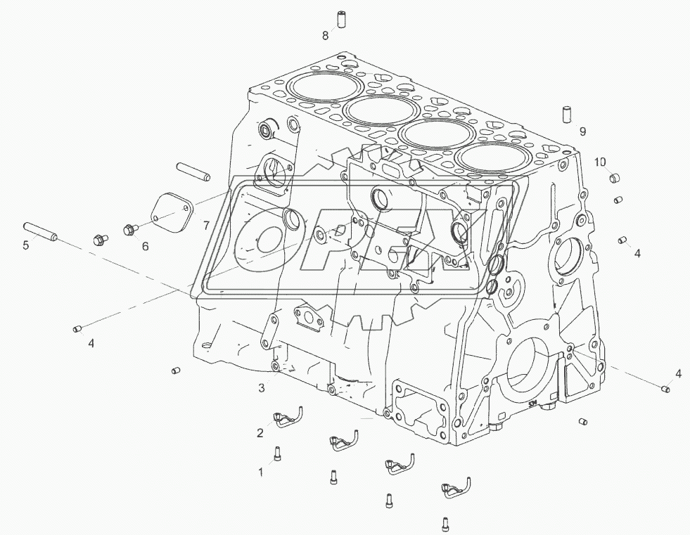 5340.1002010-10 Блок цилиндров