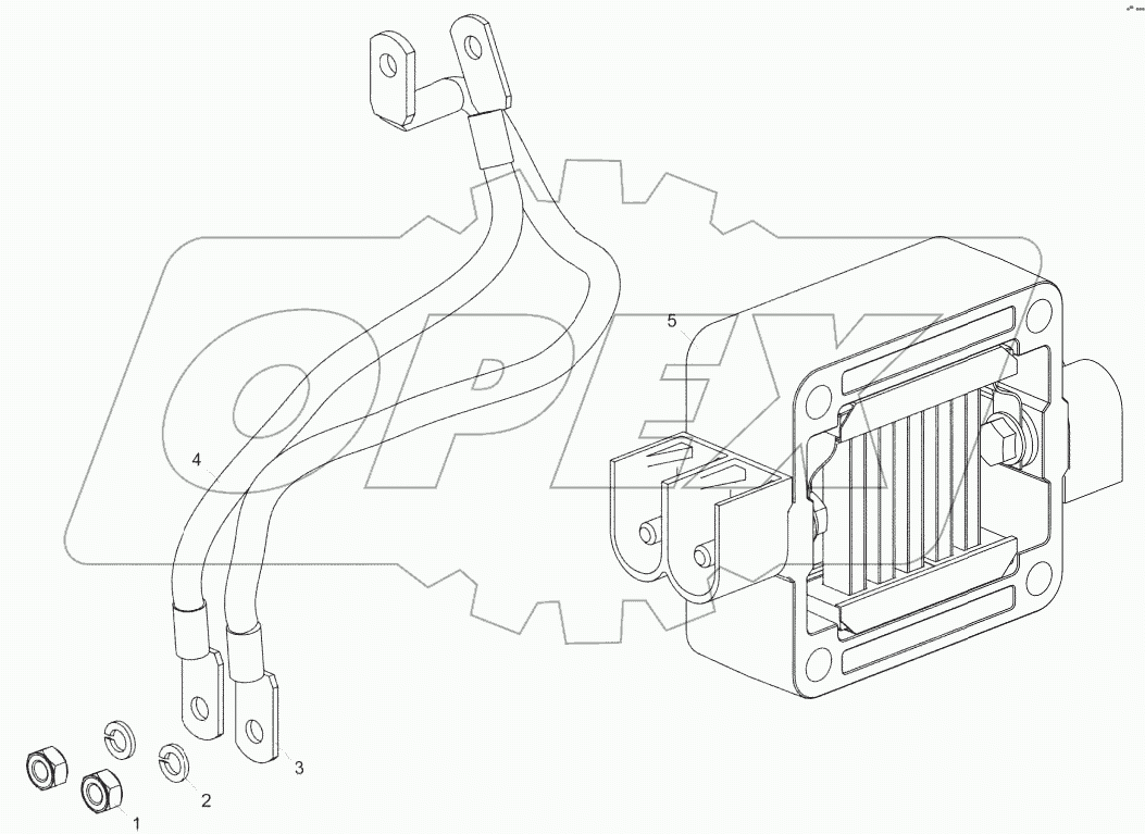 5340.3770010 Предпусковой подогреватель с проводами