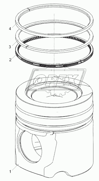 53443.1004013-10 Поршень в сборе
