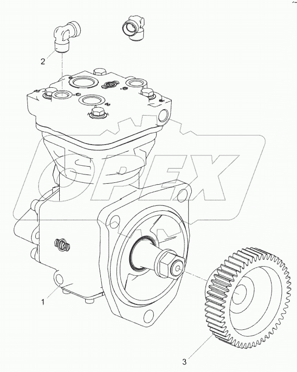 5340.3509010-30 Компрессор пневматического тормоза