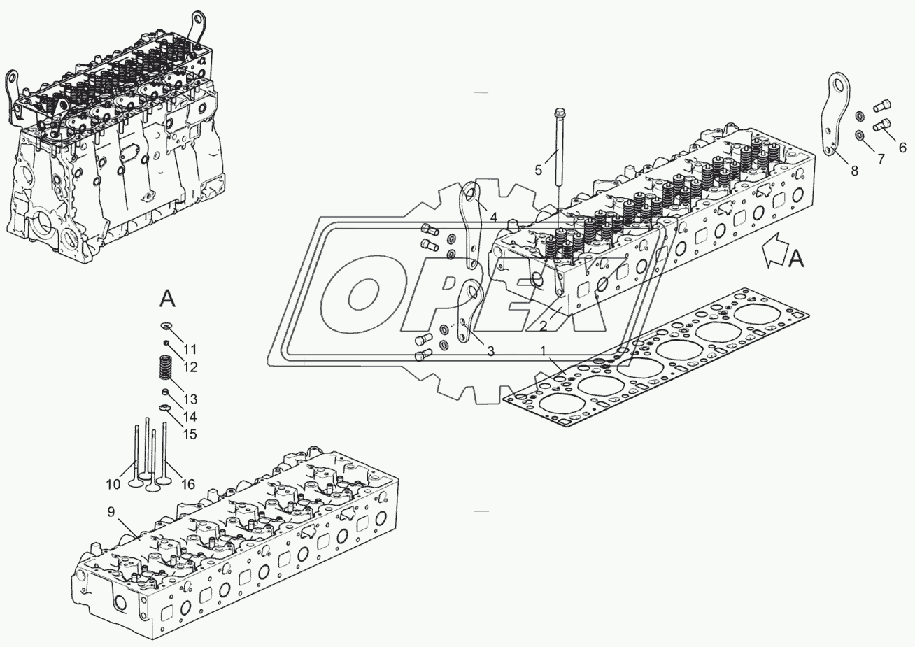 Головка цилиндров 536-30-100300-010