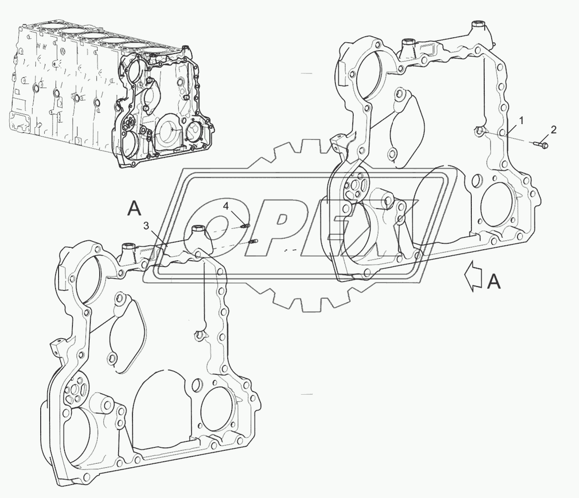 Корпус шестерен 5340-30-100200-030