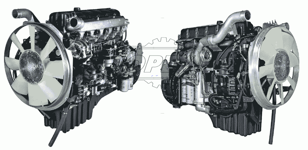 Двигатель ЯМЗ-650 10 в сборе  Основная комплектация для автомобилей МАЗ