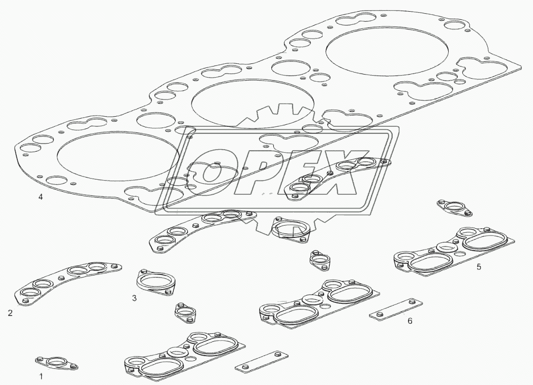 236Д-1003210 Прокладка головки цилиндров