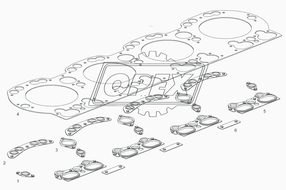 238Д-1003210 Прокладка головки цилиндров