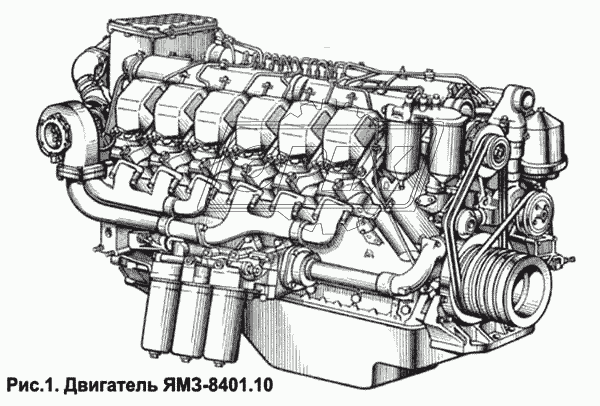 Двигатель ЯМЗ-8401.10