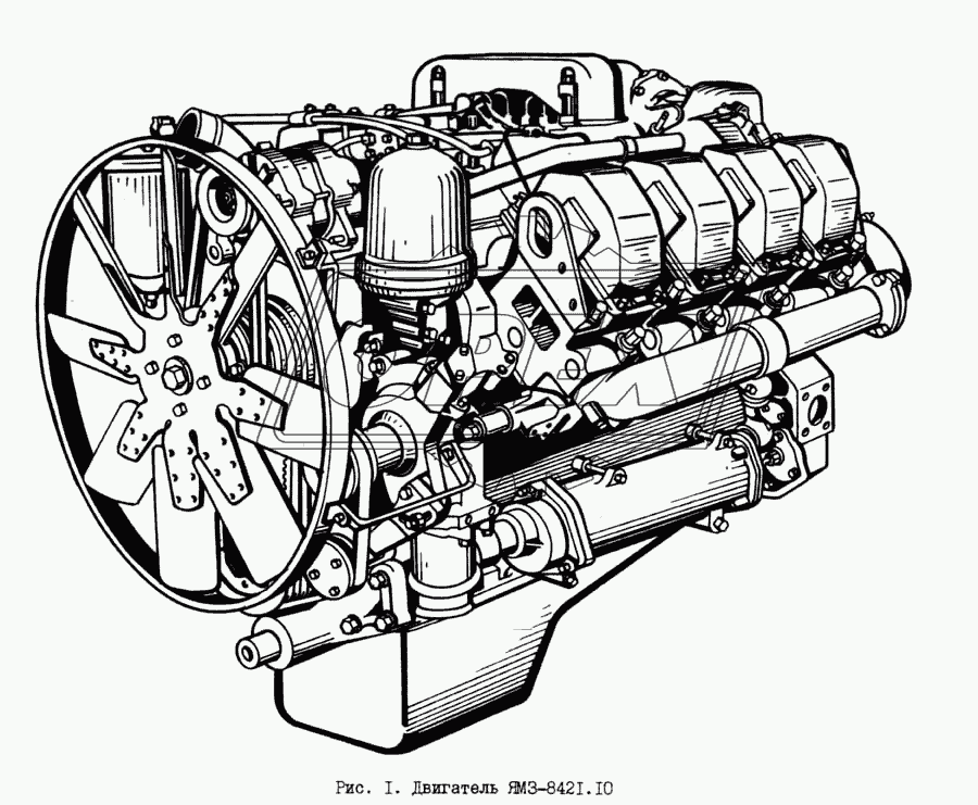 Двигатель ЯМЗ-8421.10