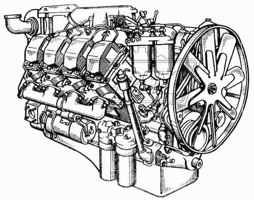 Двигатель ЯМЗ-8423.10