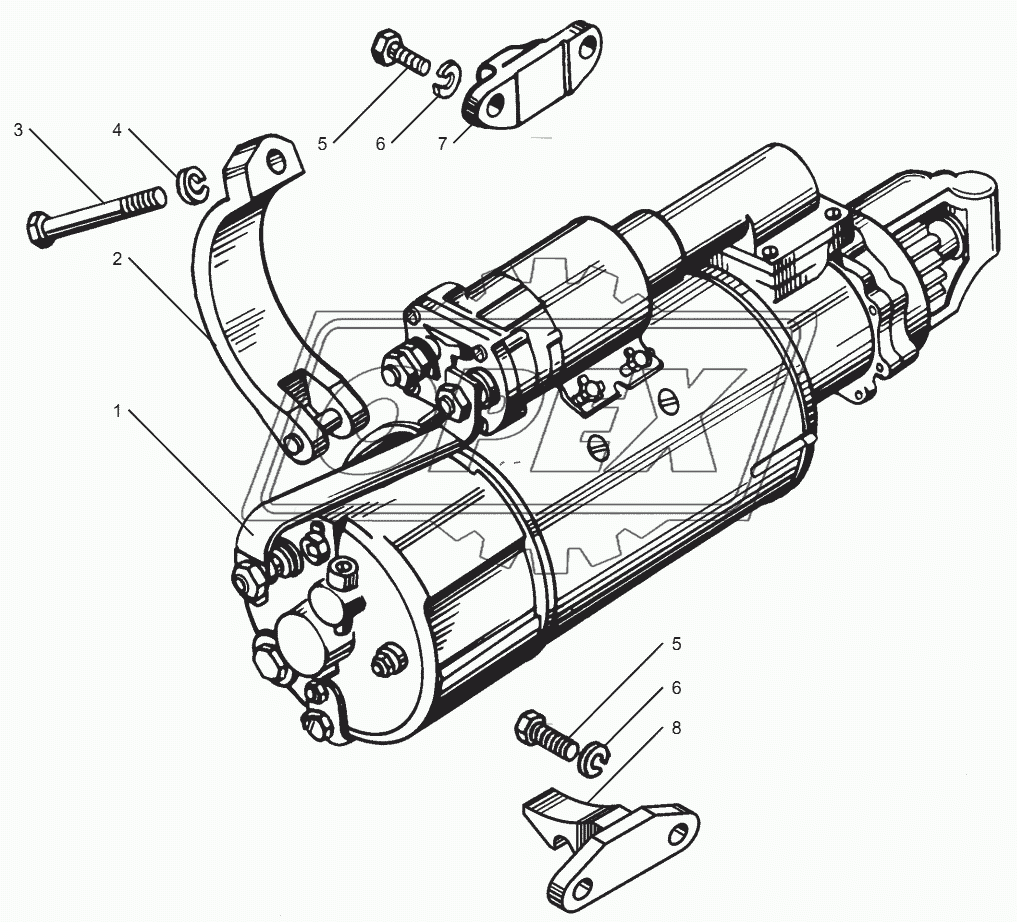 Стартер 2551.3708-20