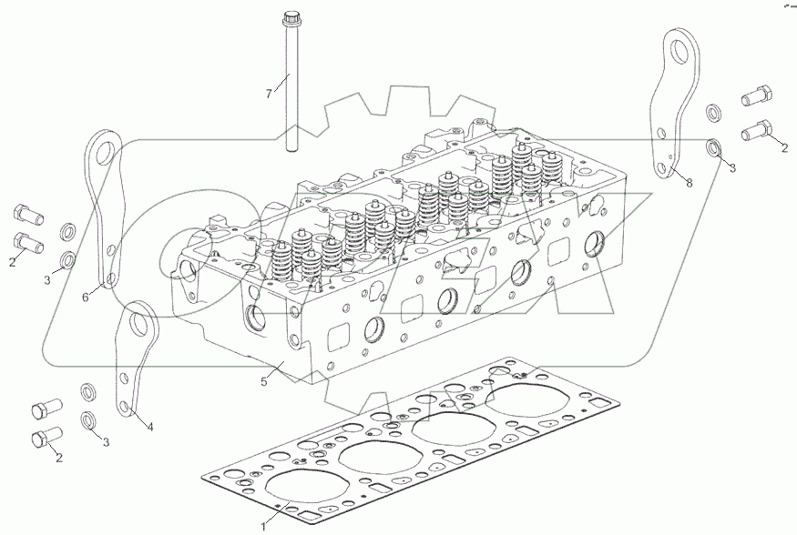  5340.1003005-20 Установка головки цилиндров