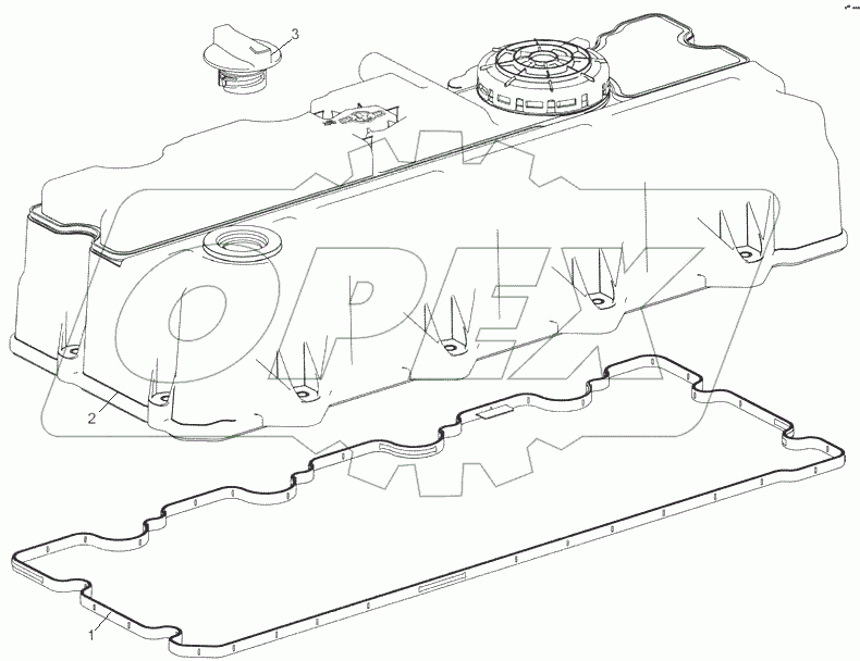  5340.1003260 Крышка головки цилиндров