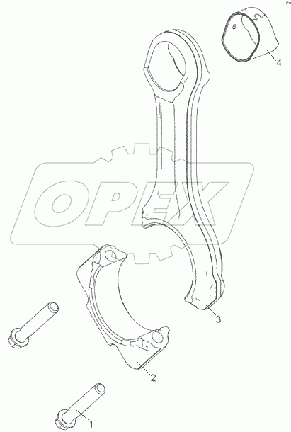  5340.1004045-002 Шатун в сборе