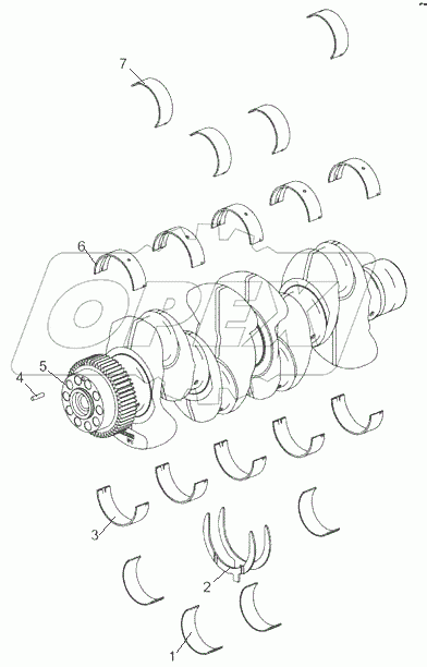  5340.1005005 Установка коленчатого вала