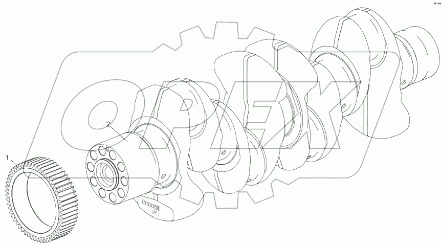  5340.1005010 Вал коленчатый в сборе