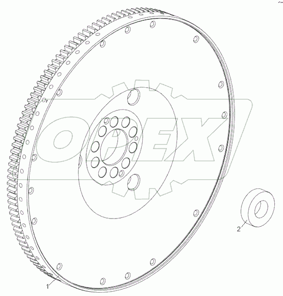  5340.1005115 Маховик в сборе