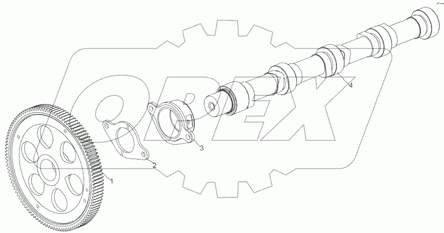  5340.1006010 Вал распределительный