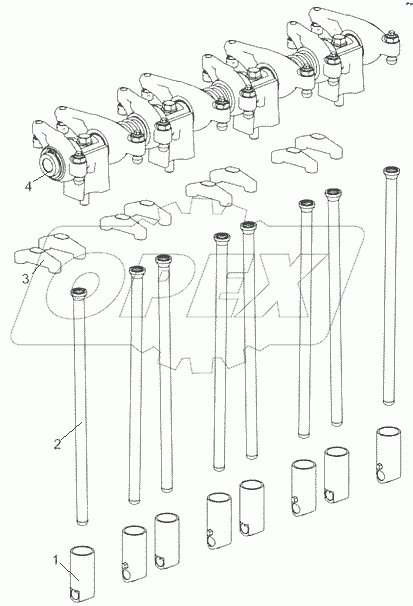  5340.1007005 Установка привода клапанов