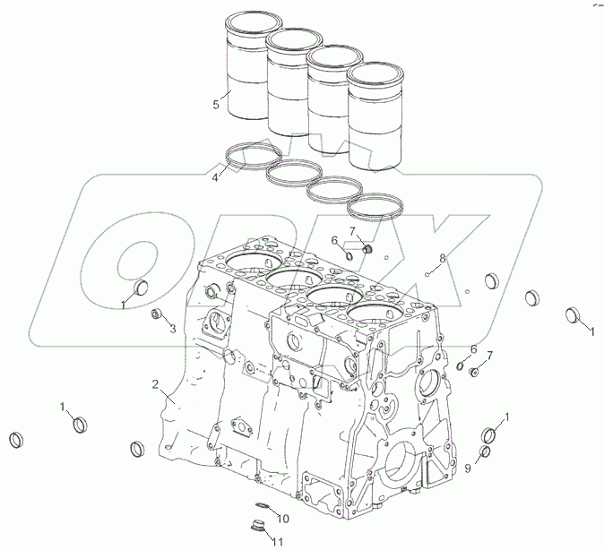  536.1002011-10 Блок цилиндров