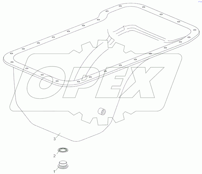  5344.1009010 Картер масляный в сборе