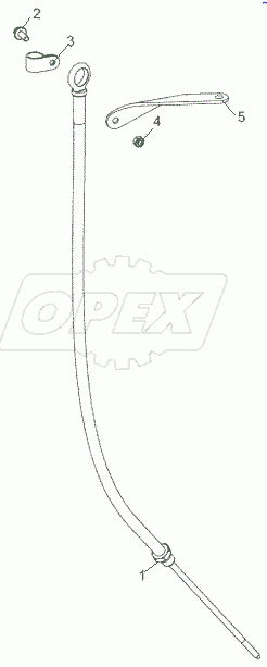  5342.1009045 Установка указателя уровня масла