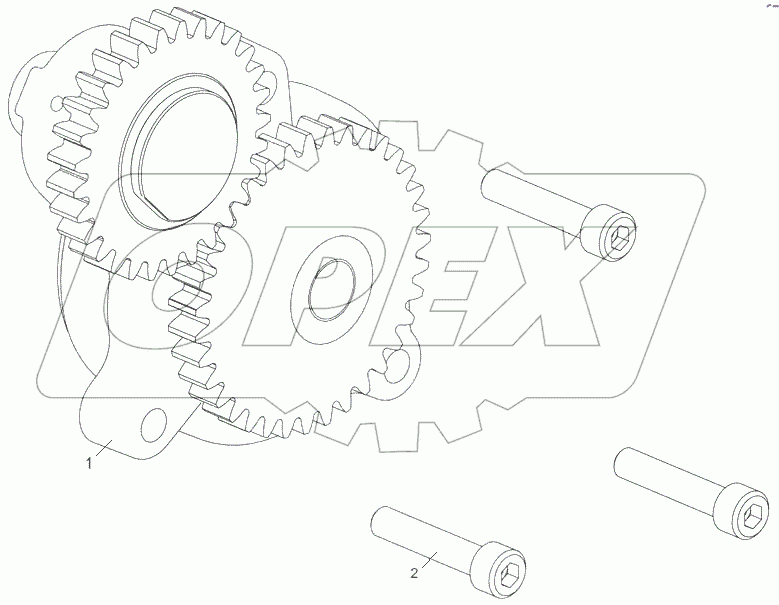  5340.1011005 Установка масляного насоса