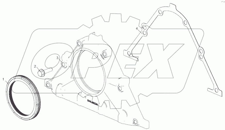 5340.1002249 Установка крышки передней