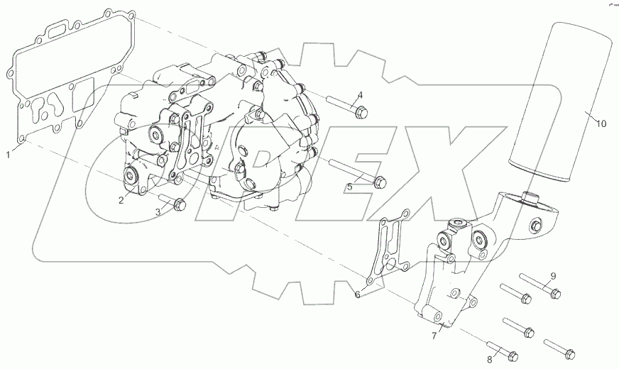  53442.1013005 Установка сервисного модуля