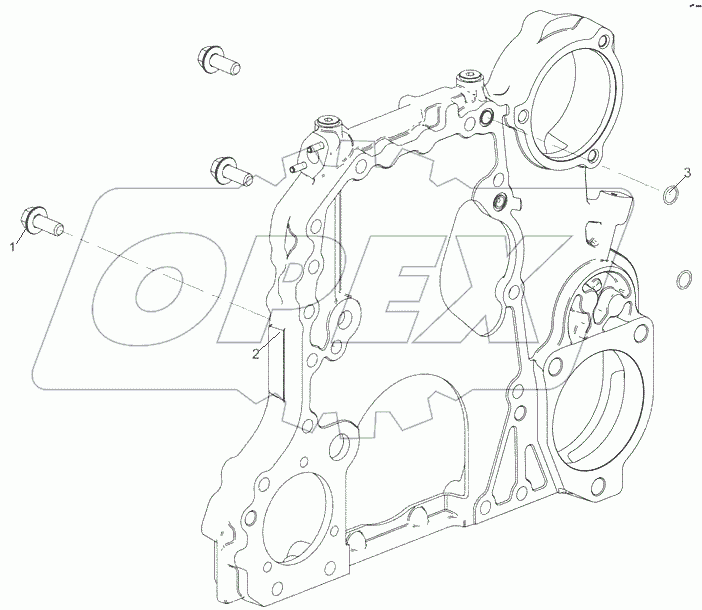  5340.1002299-11 Установка корпуса шестерен