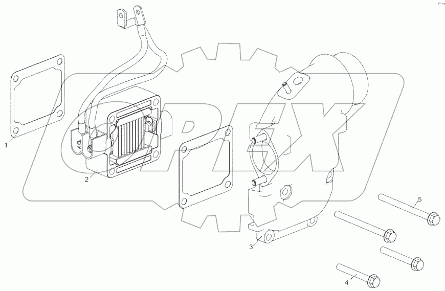 5343.1115005-30 Установка впускного тракта