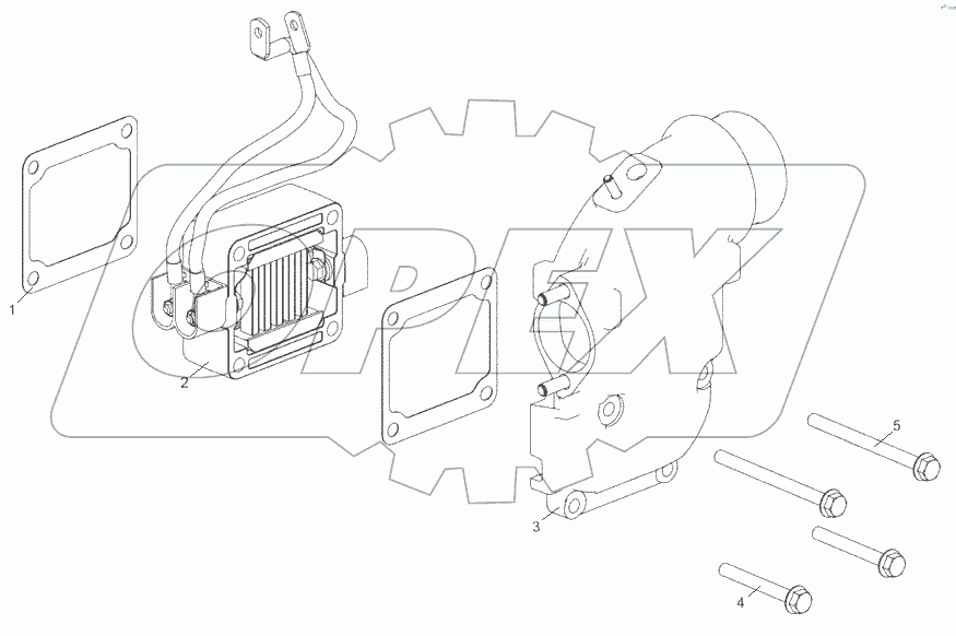  5343.1115005-40 Установка впускного тракта