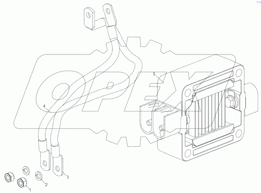  5343.3770010-10 Предпусковой подогреватель с проводами