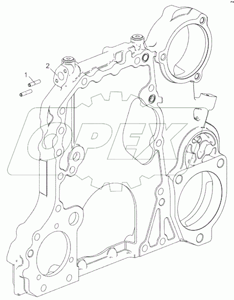  5340.1002302-11 Корпус шестерен