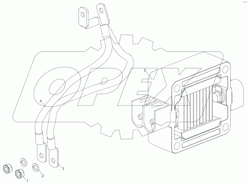  5340.3770010 Предпусковой подогреватель с проводами