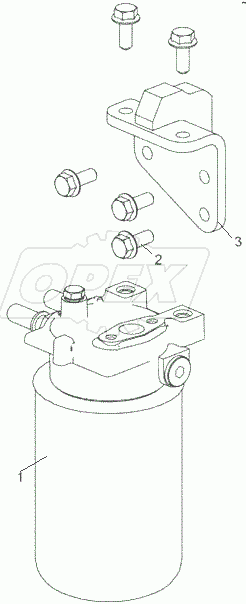  5344.1117005-10 Установка фильтра тонкой очистки