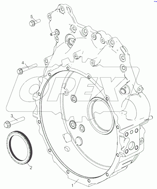  5340.1002309-10 Установка картера маховика