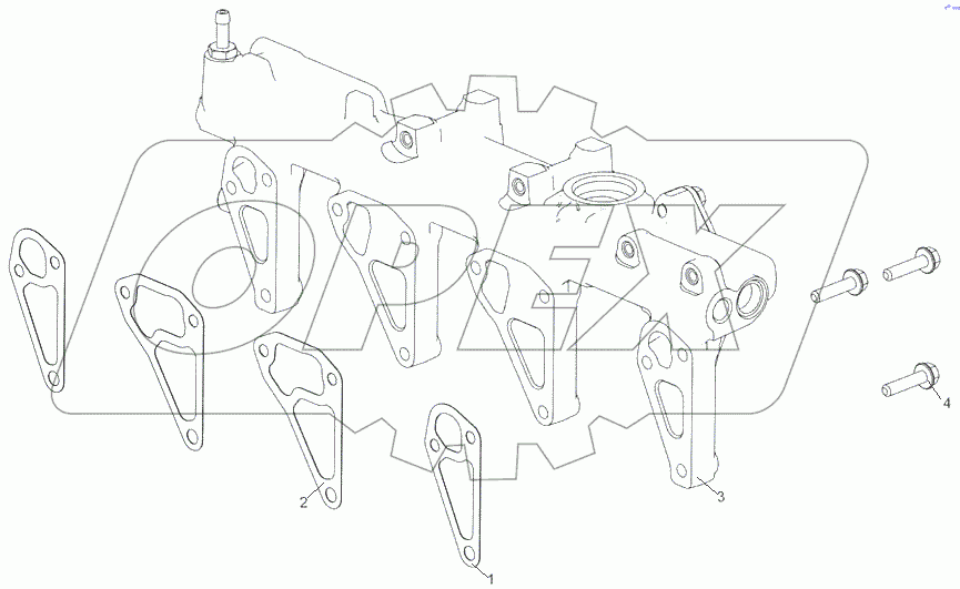  5344.1303005 Установка трубы распределительной