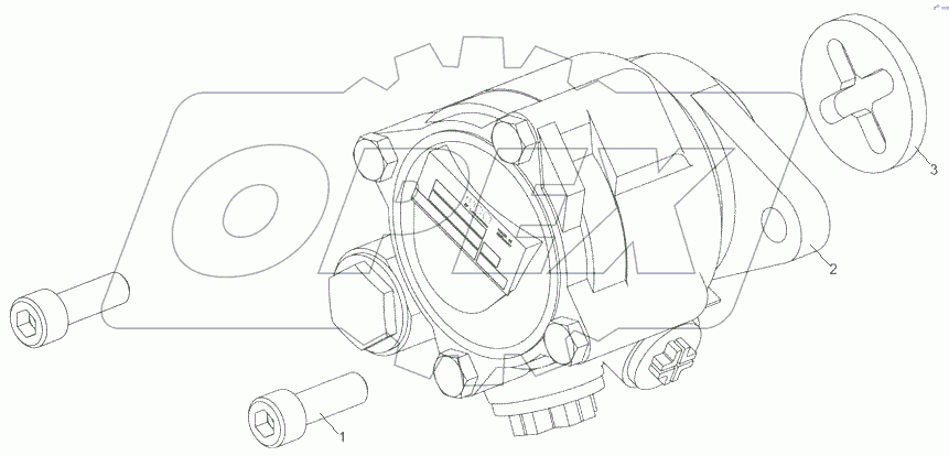  5344.3407005 Установка насоса гидроусилителя руля