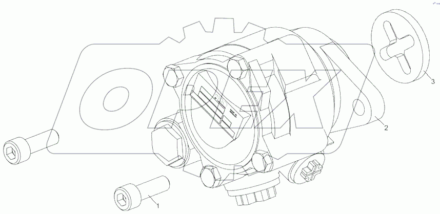  5347.3407005 Установка насоса гидроусилителя руля