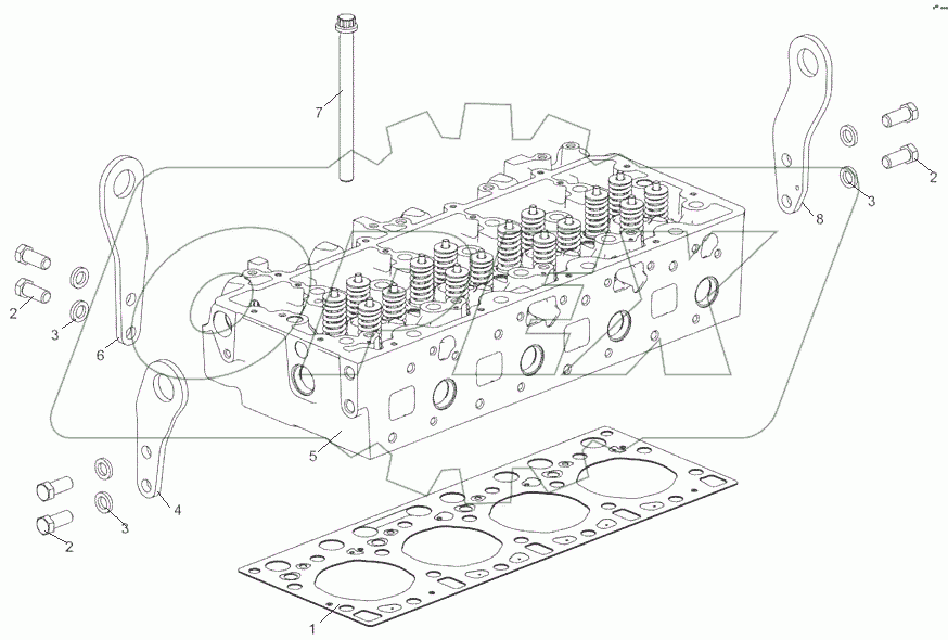  5340.1003005-10 Установка головки цилиндров